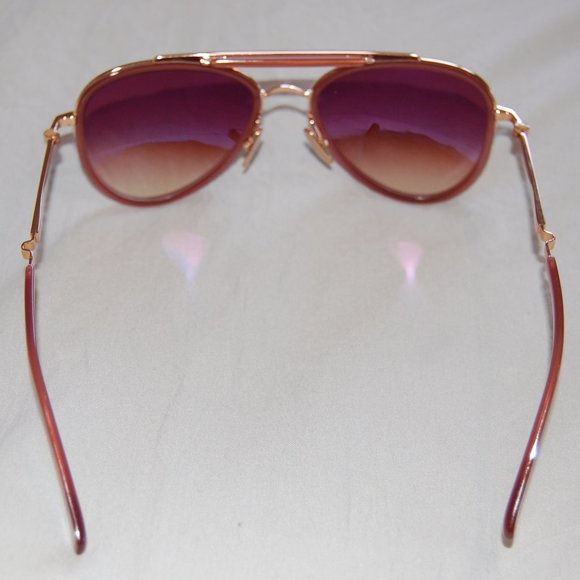 Mr Leight Doheny SL Rosewood Aviator Sunglasses - Picture 6 of 14